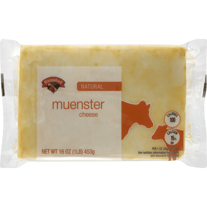 Hannaford Muenster Chunk Cheese (16 oz) Instacart