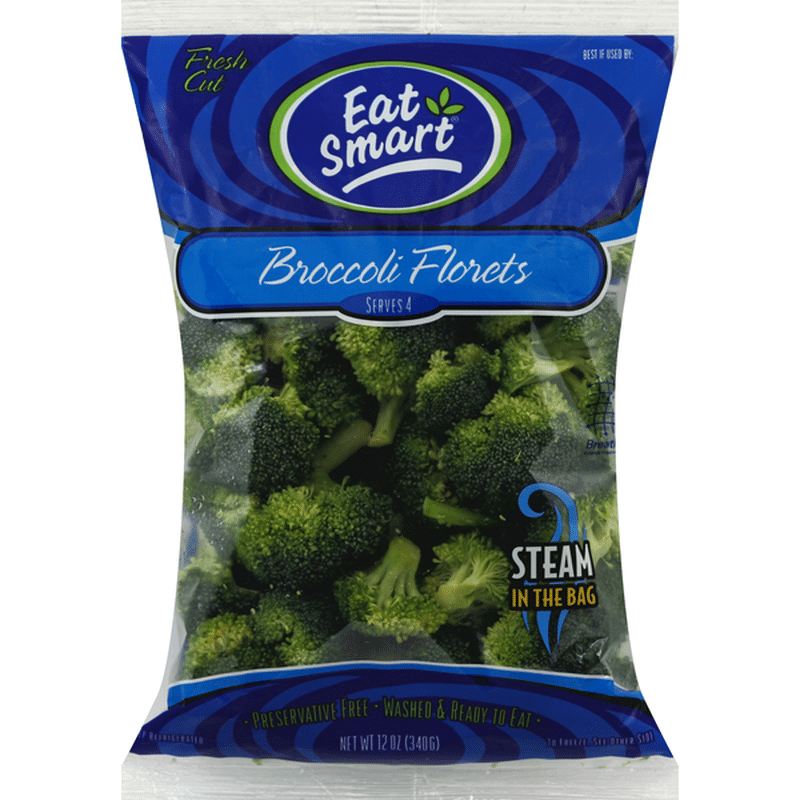 Eat Smart Broccoli, Florets (12 oz bag) Instacart