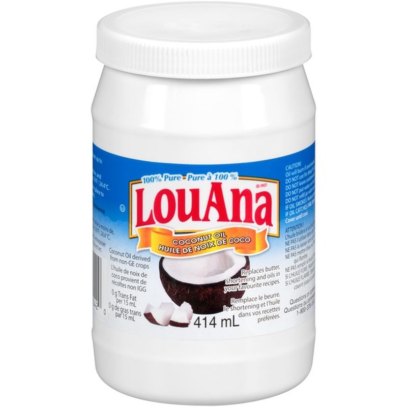LouAna Coconut Oil (414 ml) Instacart