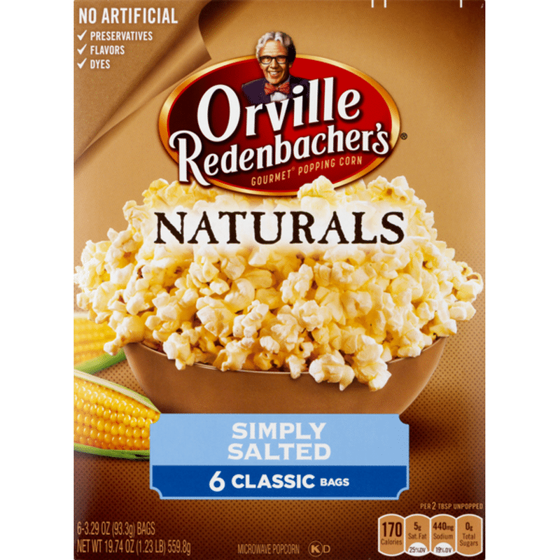 Orville Redenbacher's Simply Salted Popcorn (19.74 oz) - Instacart