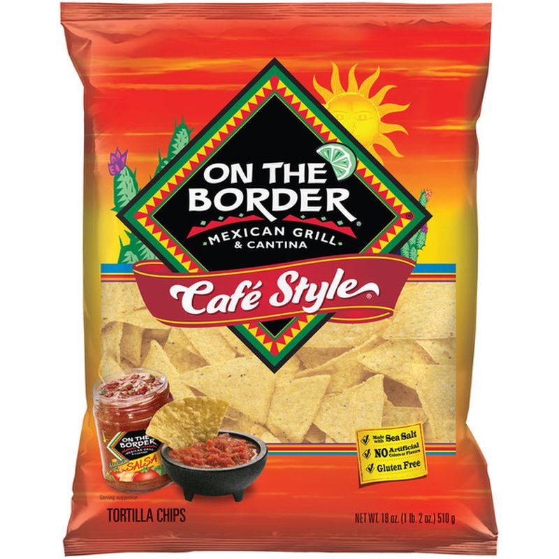 On The Border Tortilla Chips (18 oz) Delivery or Pickup Near Me Instacart