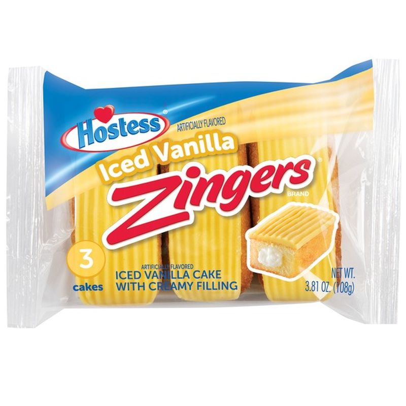 Hostess Iced Vanilla Zingers Single Serve (3.81 oz) from CVS Pharmacy ...