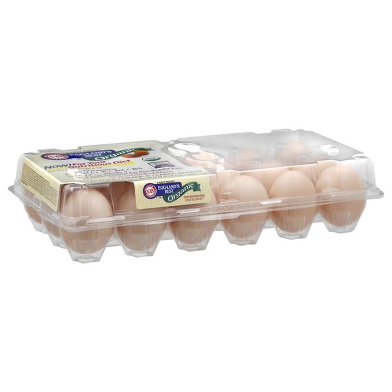 Eggland's Best Eggs, Organic, Brown, Large (18 each) Instacart