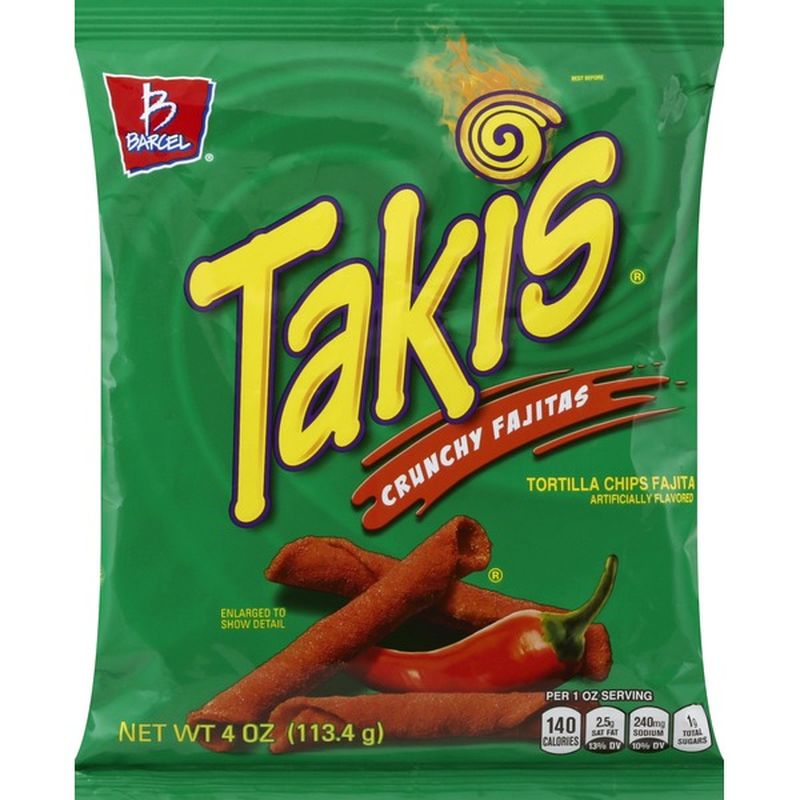 Takis Tortilla Chips, Crunchy Fajitas (4 oz) Instacart