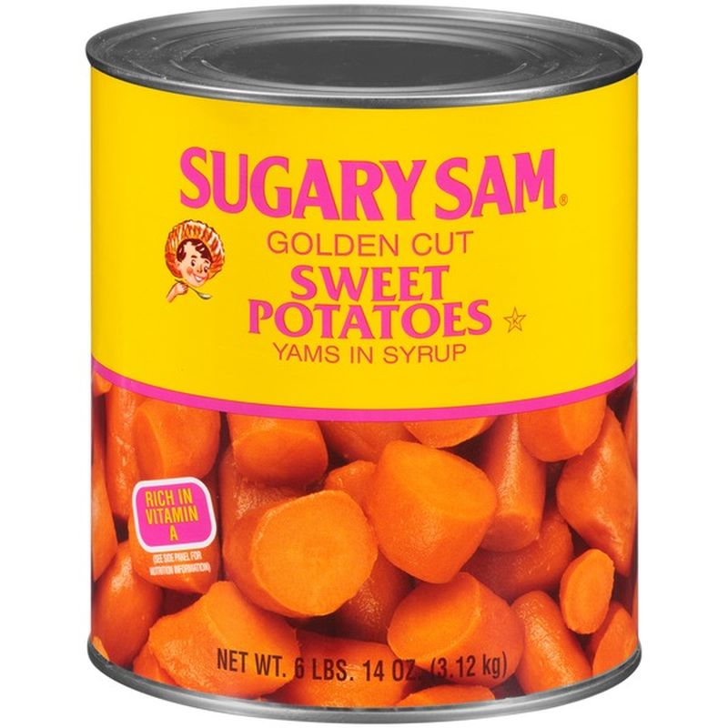 Sugary Sam Golden Cut Sweet Potatoes Yams in Syrup (108 oz) Instacart