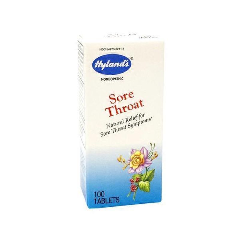 Hyland's Sore Throat, Tablets (100 each) Instacart