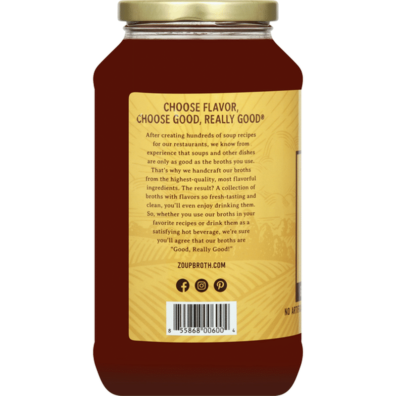 Zoup! Bone Broth, Seasoned with Beef (32 oz) from Sprouts Farmers