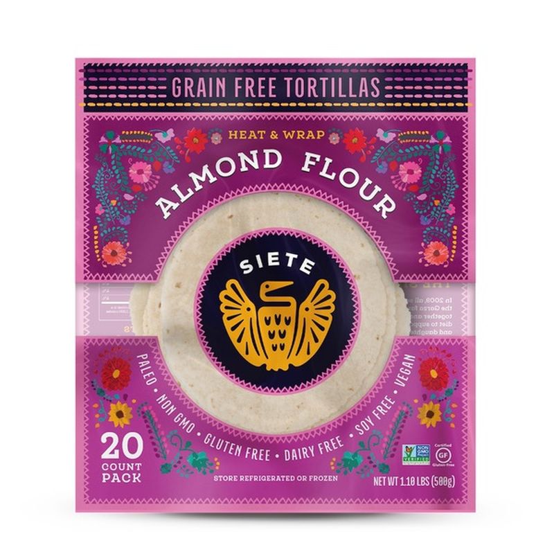 Siete Grain Free Almond Flour Tortillas (20 ct) Instacart