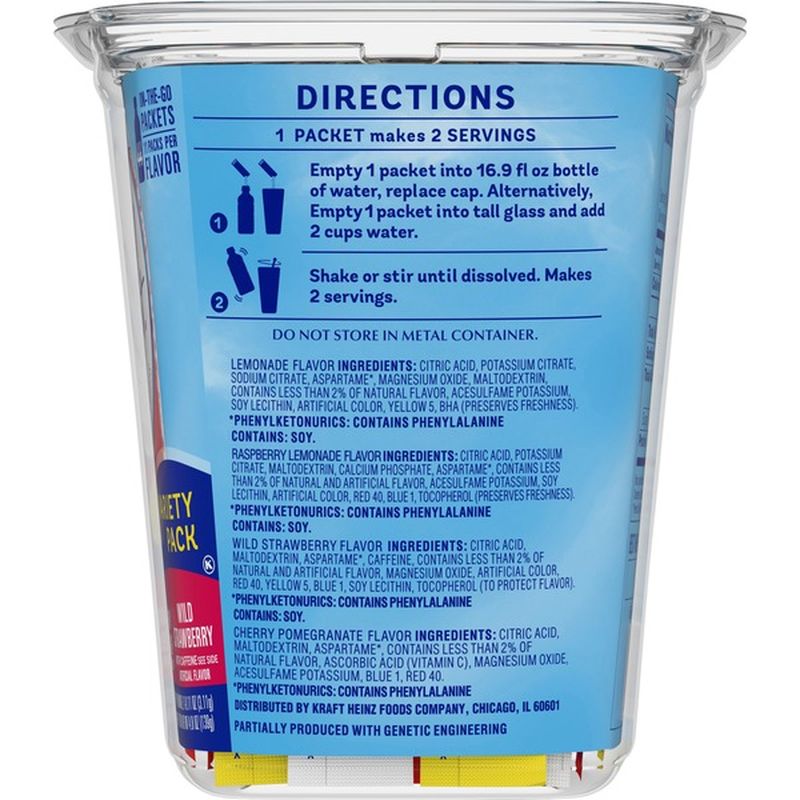 Crystal Light Variety Pack OnTheGo Powdered Drink Mix (4.84 oz) from