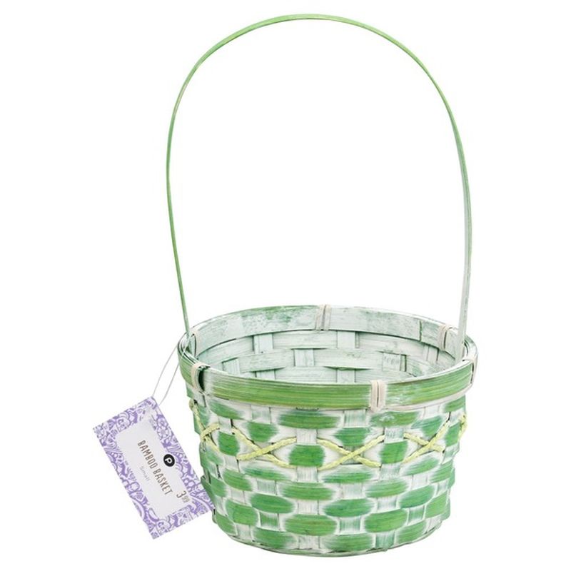 Publix Basket, Bamboo, Small (1 each) Instacart