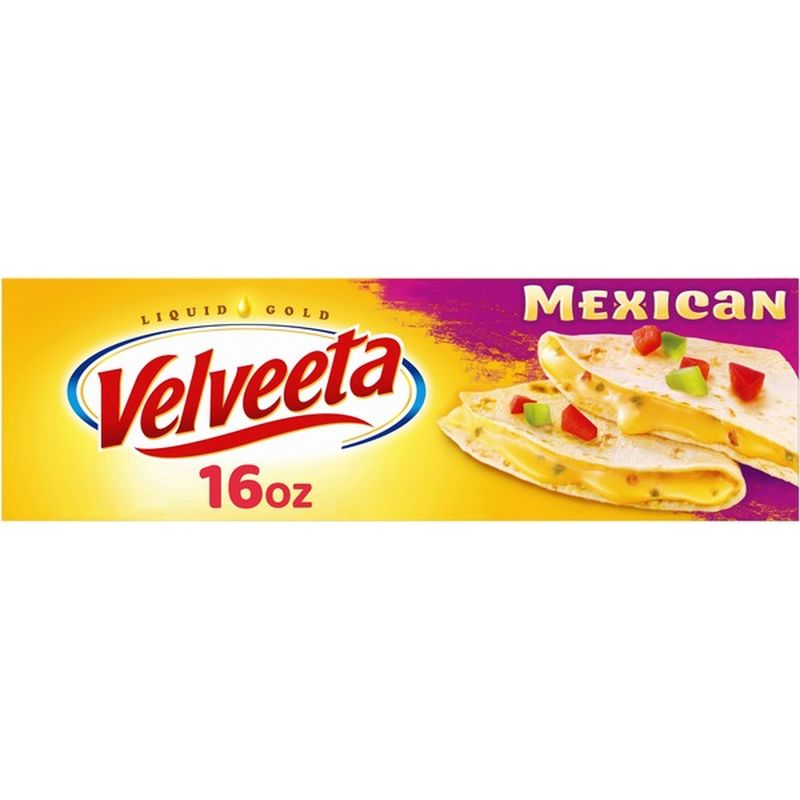 Kraft Velveeta Mexican Cheese with Jalapeno Peppers (16 oz) Instacart