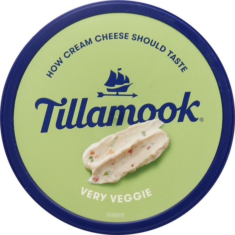 Tillamook Cream Cheese Spread, Very Veggie, Farmstyle (7 Oz) - Instacart