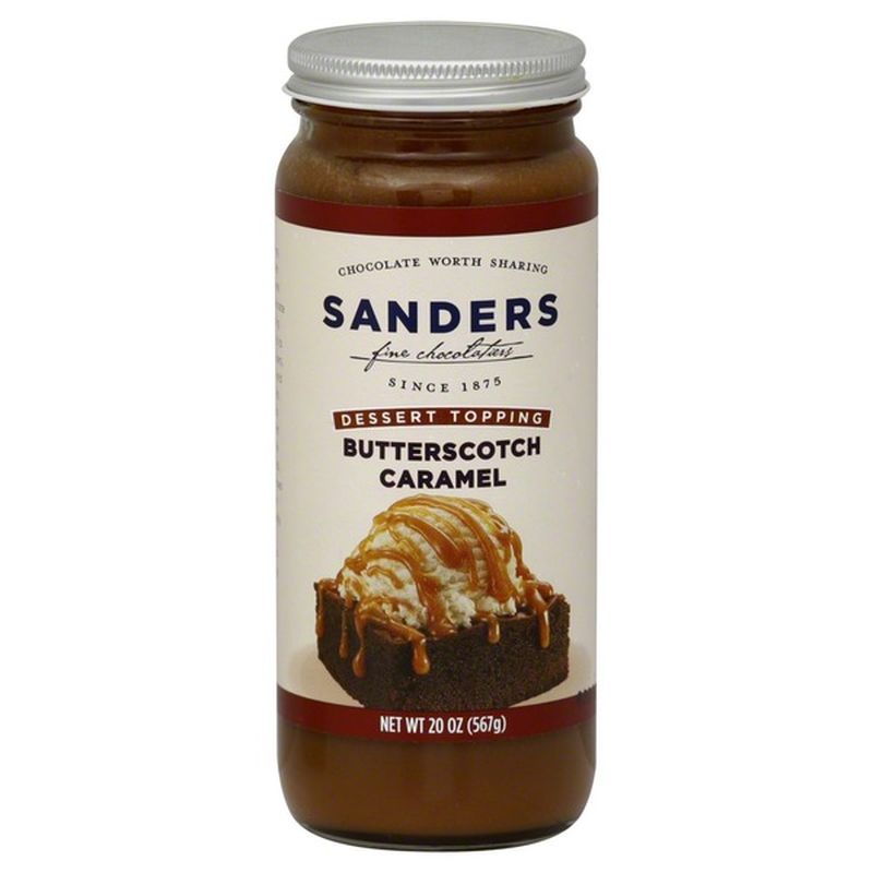 Sanders Dessert Topping, Butterscotch Caramel (20 oz) Instacart