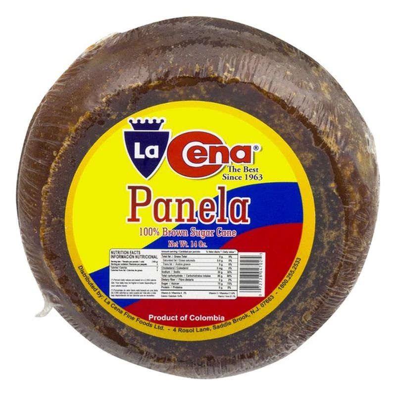 La Cena Panela 100% Brown Sugar Cane (14 oz) - Instacart