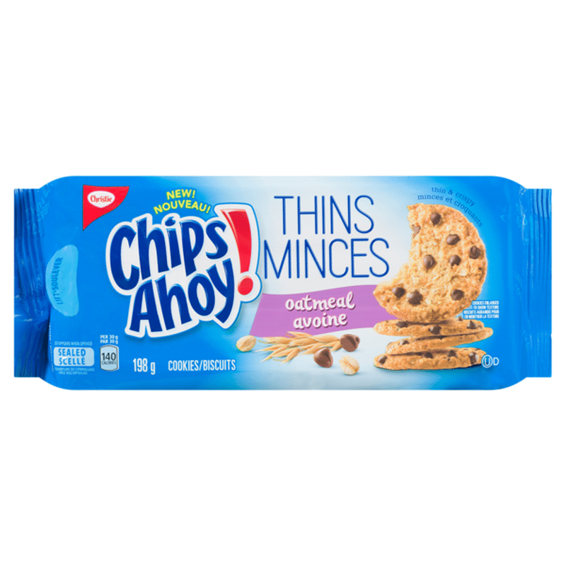 Christie Chips Ahoy! Thins Oatmeal Christie Chips Ahoy! Thins Oatmeal