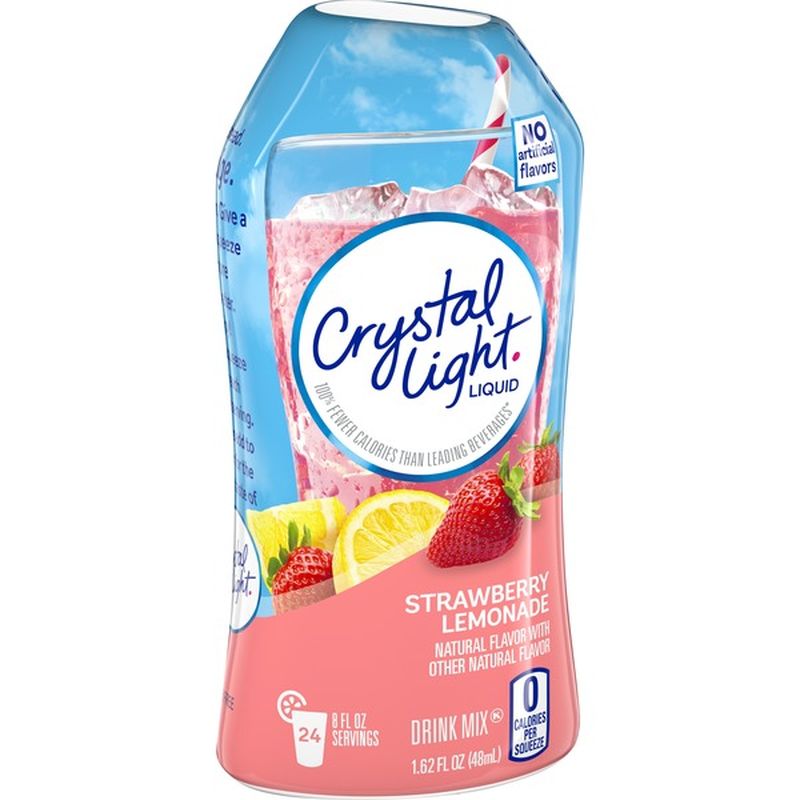 Crystal Light Sugar Free Strawberry Lemonade Liquid Drink Mix (1.62 fl ...