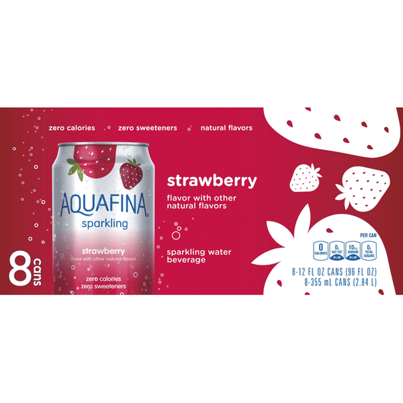 Aquafina Sparkling Strawberry Water Beverage (12 fl oz) Instacart