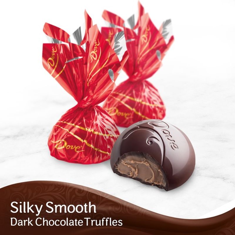 Dove Dark Chocolate Truffles Candy Gift (5.31 oz) - Instacart