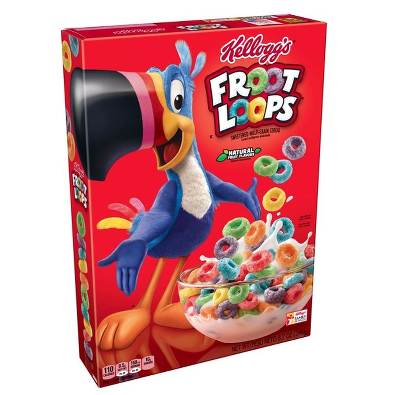 Kellogg's Froot Loops Breakfast Cereal Original (8.7 oz) - Instacart