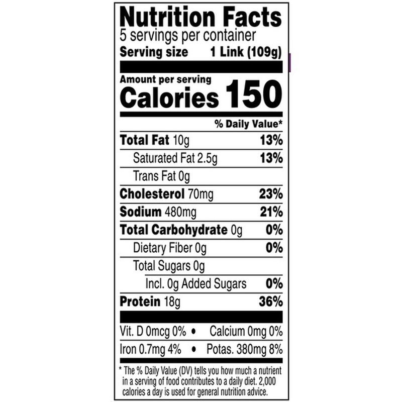 JennieO Fresh AllNatural Sweet Italian Turkey Sausage (12 ct) from