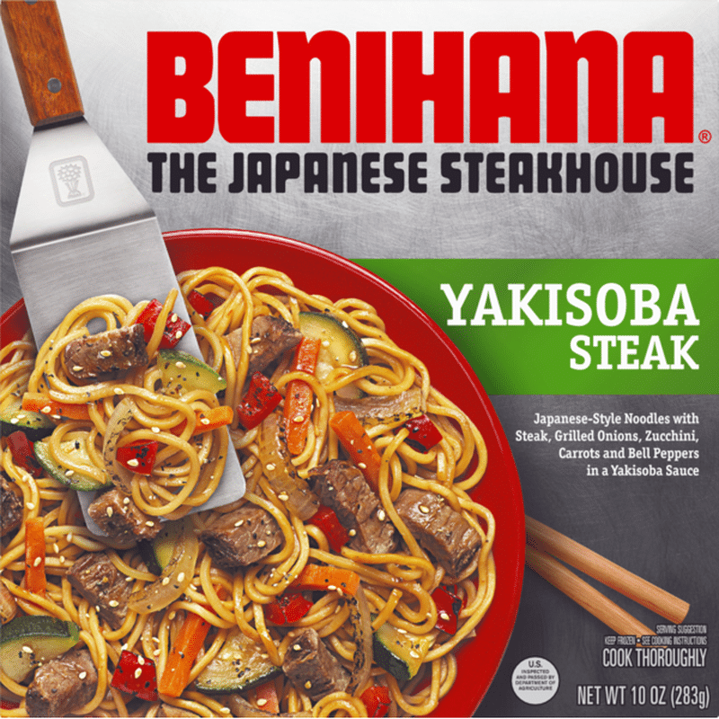 Benihana Yakisoba Steak Frozen Entrée (10 oz) - Instacart