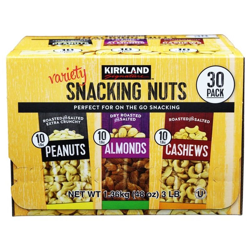 Kirkland Signature Variety Snacking Nut, 30 ct (30 ct) - Instacart