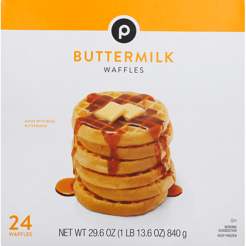 Publix Waffles, Buttermilk (24 each) Instacart