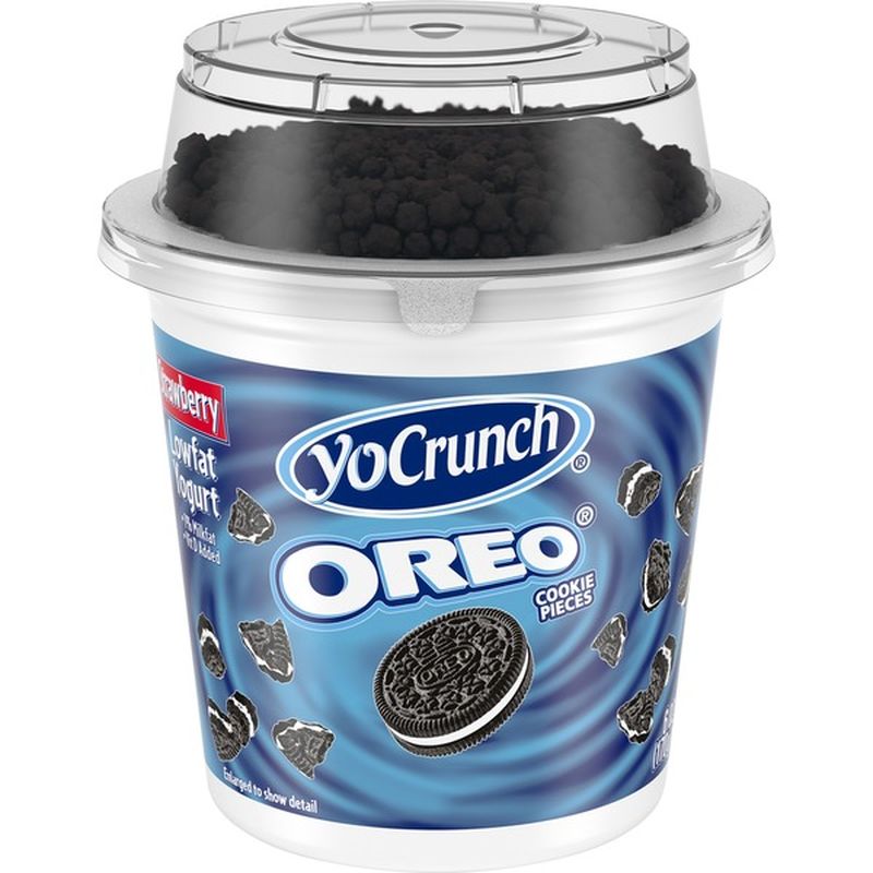 YoCrunch Lowfat Strawberry with OREO Yogurt (6 oz) Instacart
