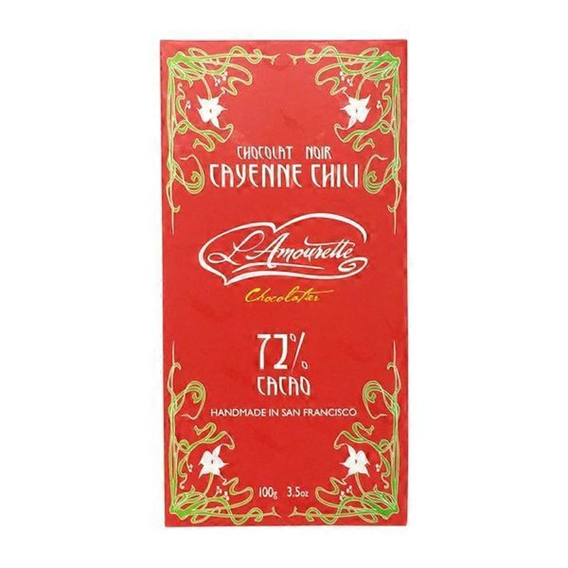 L Amourette Dark Chocolate Cayenne Chili Pepper Cinnamon 3 5 Oz Instacart