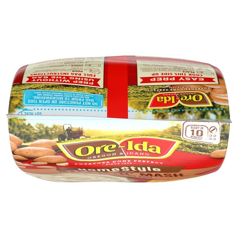 Ore ida homestyle steam n mash recipe ready pre cut russet potatoes