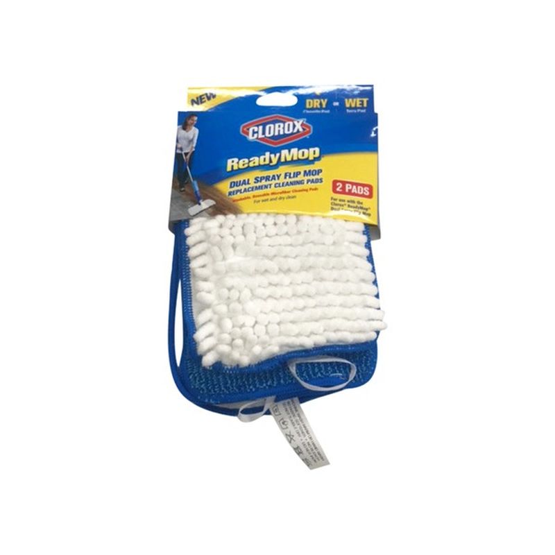 Clorox Ready Mop Dual Spray Flip Mop Replacement Cleaning Pads (2 ct ...