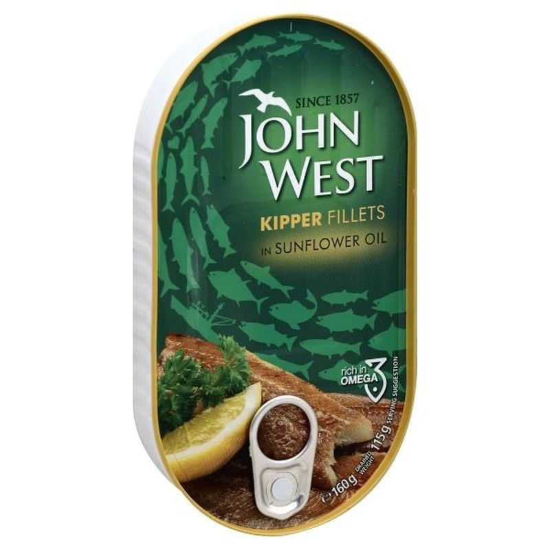 John West Kipper Fillets, in Sunflower Oil (5.6 oz) from Publix Instacart