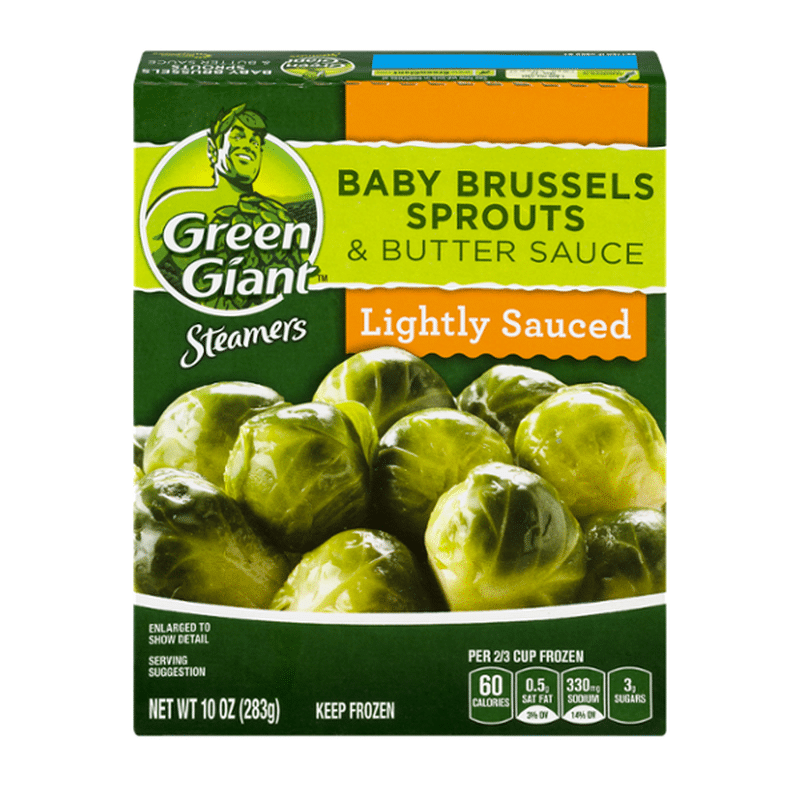 Green Giant Baby Brussels Sprouts & Butter Sauce (10 oz) from Giant