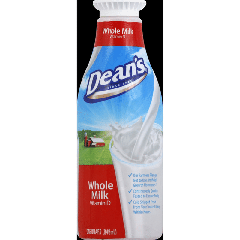 Dean's Milk, Whole (1 qt) Instacart