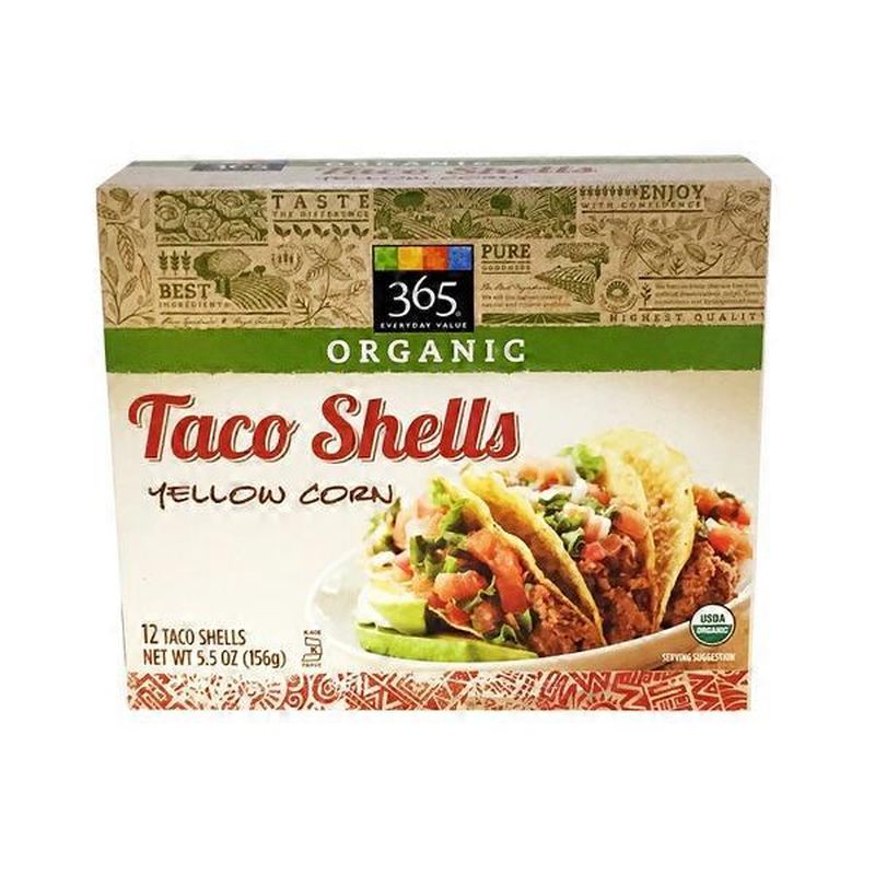 365 Organic Yellow Corn Taco Shells (5.5 oz) Instacart