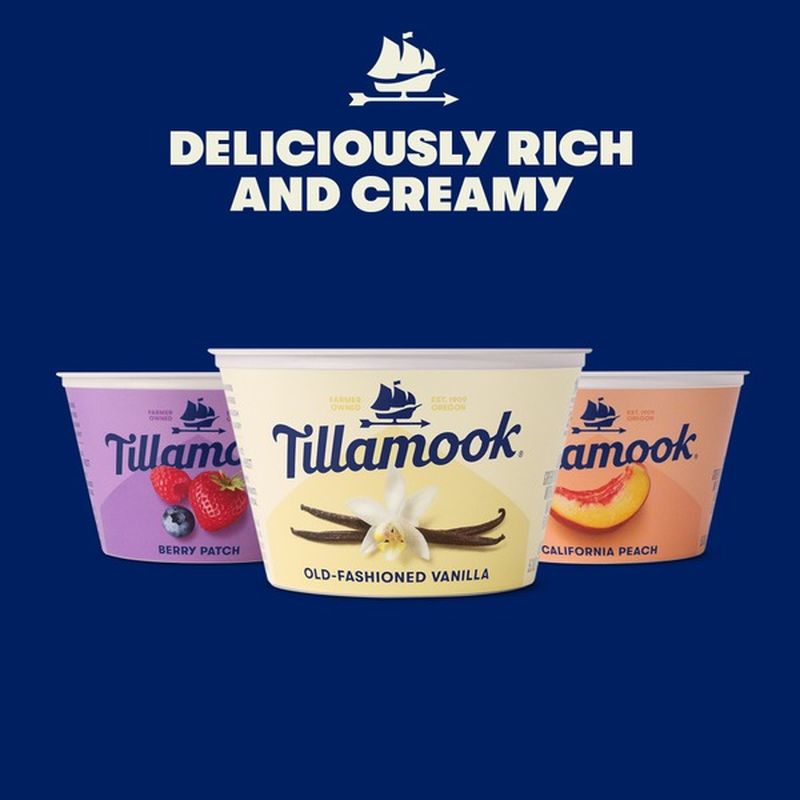 Tillamook California Peach Greek Yogurt (5.3 oz) Instacart