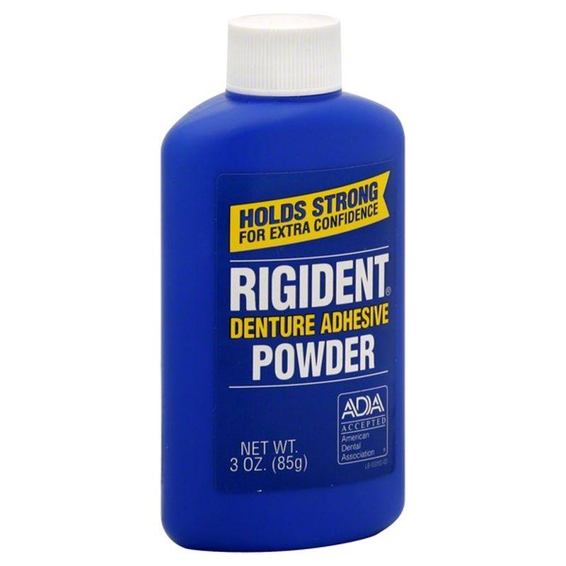 Rigident Denture Adhesive Powder (3 oz) Instacart