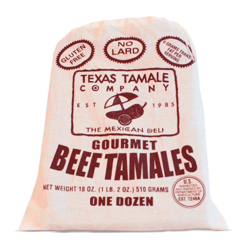 Texas Tamale Company Tamales, Gourmet, Beef (18 each) from Walmart