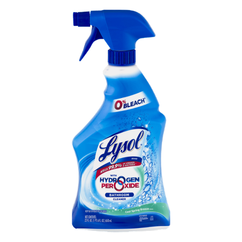 Lysol Bathroom Cleaner with Hydrogen Peroxide Cool Spring
