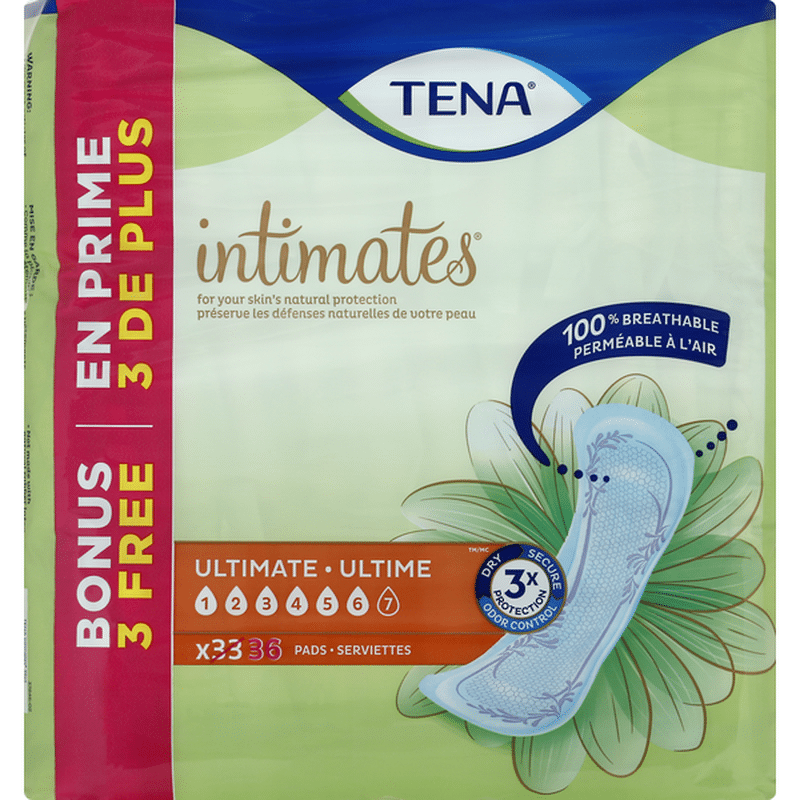 Tena Pads, Ultimate, 6 (36 each) Instacart