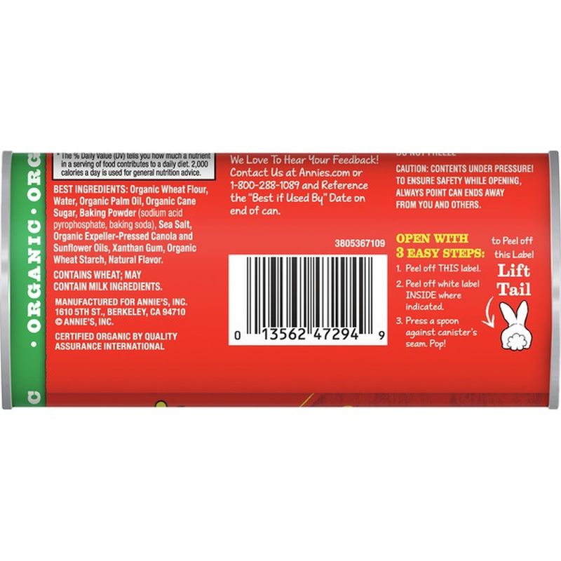 Annie's Homegrown Biscuits, Organic, Flaky (16 oz) from Fred Meyer Instacart