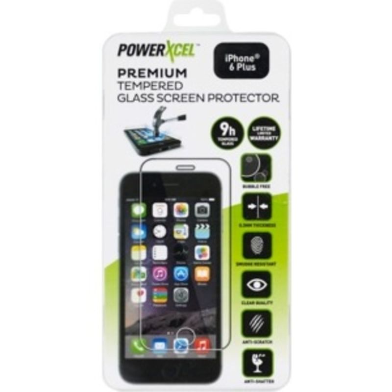 Power Xcel Premium Tempered Glass Screen Protector For iPhone 6 Plus