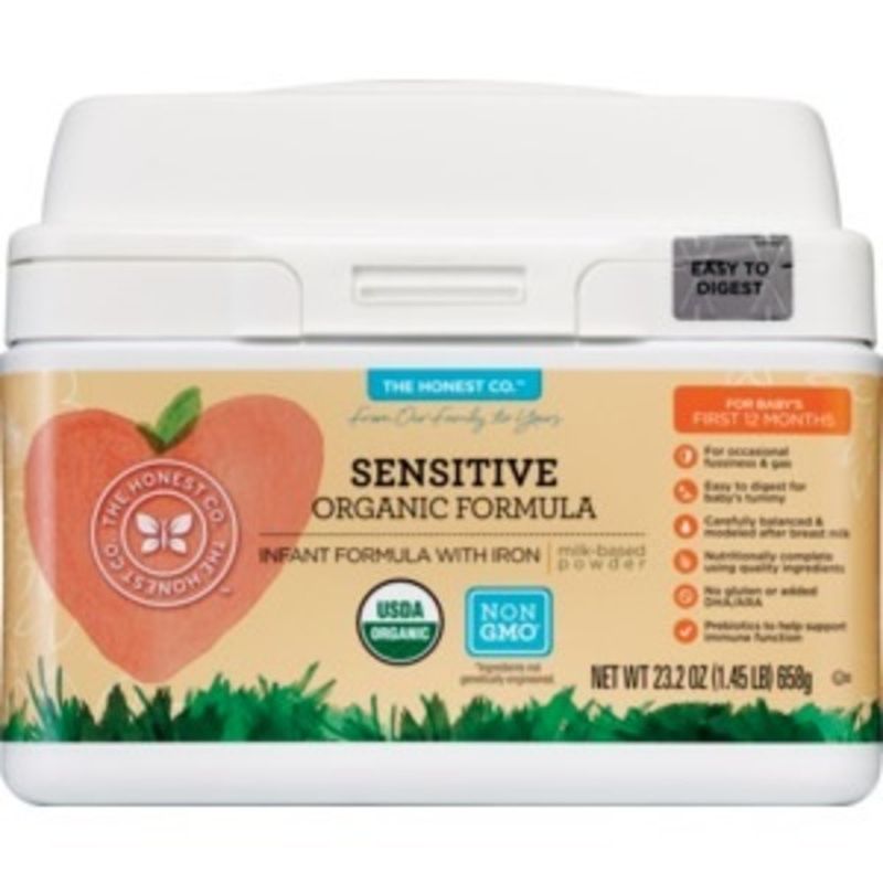 honest organic sensitive formula