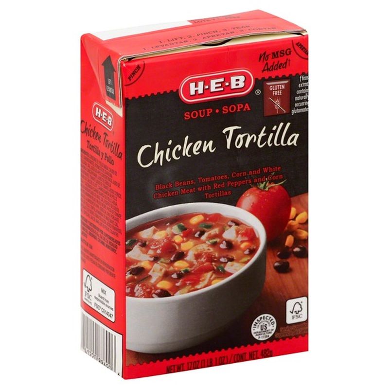 HEB Chicken Tortilla Soup (17.3 oz) from HEB Instacart