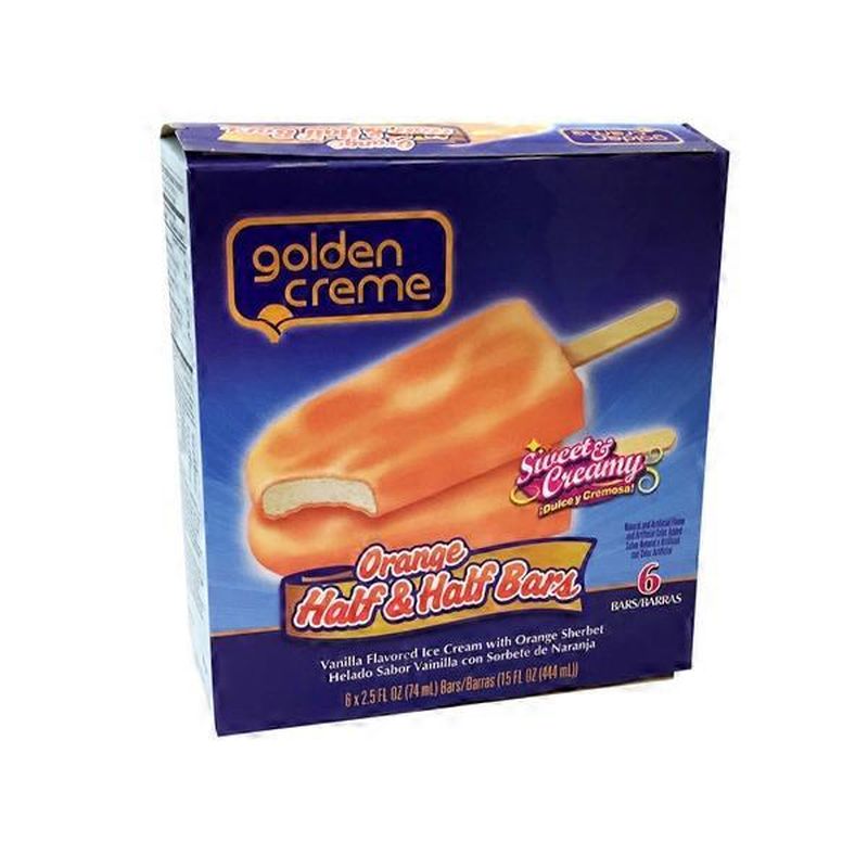 Golden Creme Orange Half Half Bar 2 5 Fl Oz Instacart