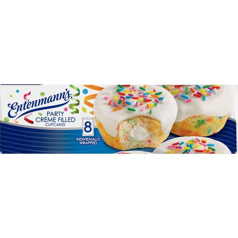 Entenmann's Holiday Crème Filled Cupcakes (12.7 oz) Instacart