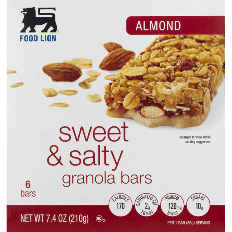 Food Lion Sweet & Salty Almond Granola Bar (7.4 oz) Instacart