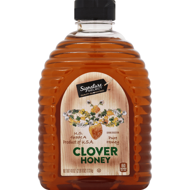 Signature Kitchens Clover Honey, Pure (40 oz) Instacart
