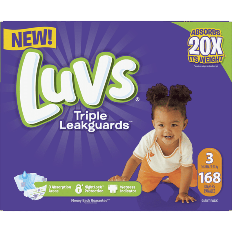 luvs 168 size 3