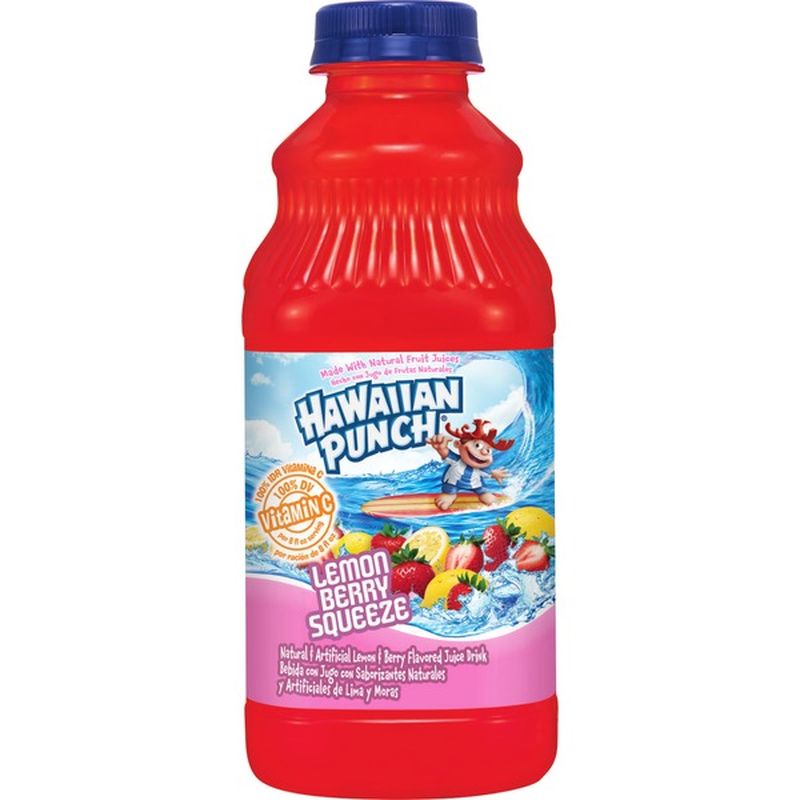 Hawaiian Punch Lemon Berry Squeeze Juice Drink